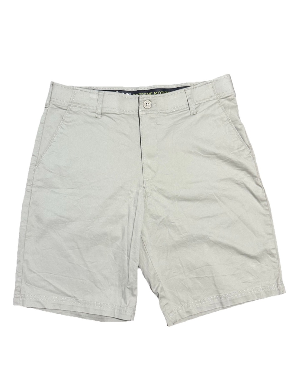 Men’s Lee Extreme Motion Performance Stretch Shorts Tan Beige Size 34 Comfort
